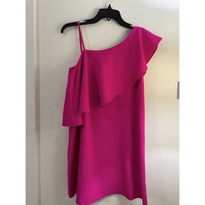 Hot pink Impeccable Pig cross the chest dress